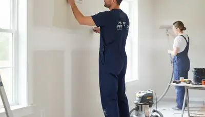 Professional drywall repair and wall restoration service in Anaheim, CA home interior
