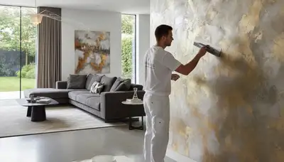 Professional faux painting and decorative wall finishes by expert painters in Anaheim, CA