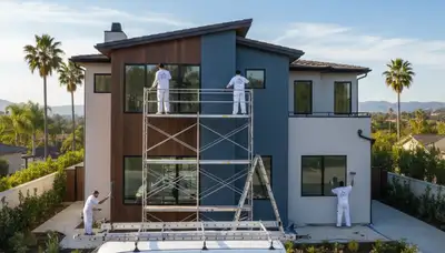 Professional house painting service in Anaheim, CA for residential exterior and interior homes