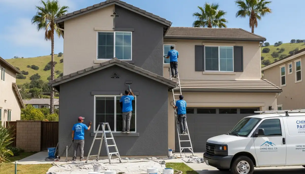 Anaheim, CA house painters providing professional interior and exterior painting services
