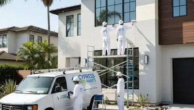 Professional exterior house painting service in Anaheim, CA by local painters