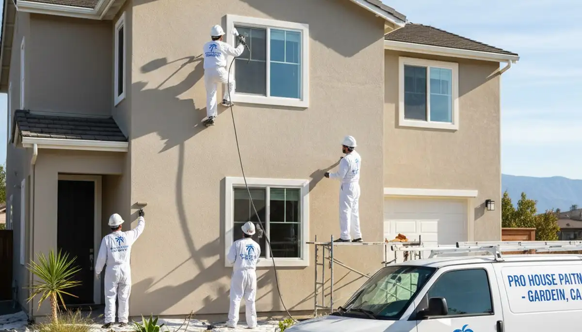 Professional house painters in Anaheim CA providing expert exterior residential painting services
