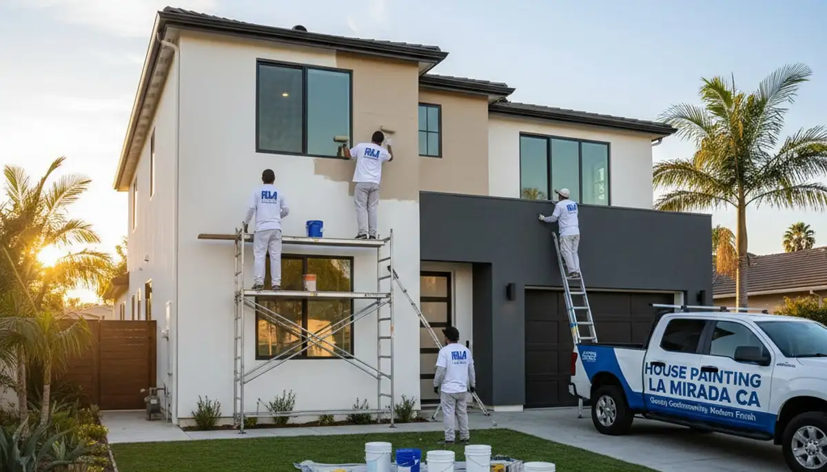 Professional house painting service in Anaheim CA transforming residential exteriors
