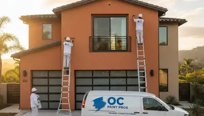 Professional house painting service in Anaheim, CA for residential exterior and interior painting