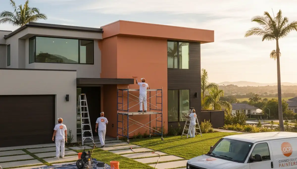 Professional house painting service in Anaheim, CA for residential exterior painting and home improvement