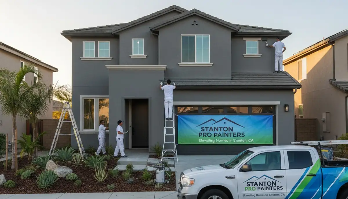 Professional exterior house painting service in Anaheim, CA by local painting contractors
